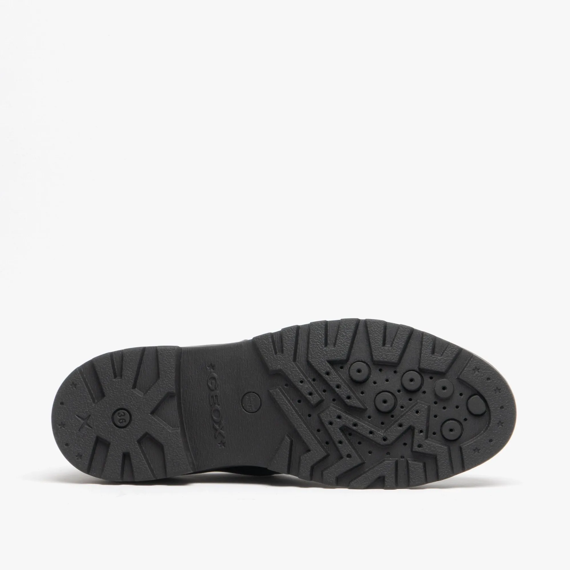 GEOX CASEY Girls School Shoes Patent Black