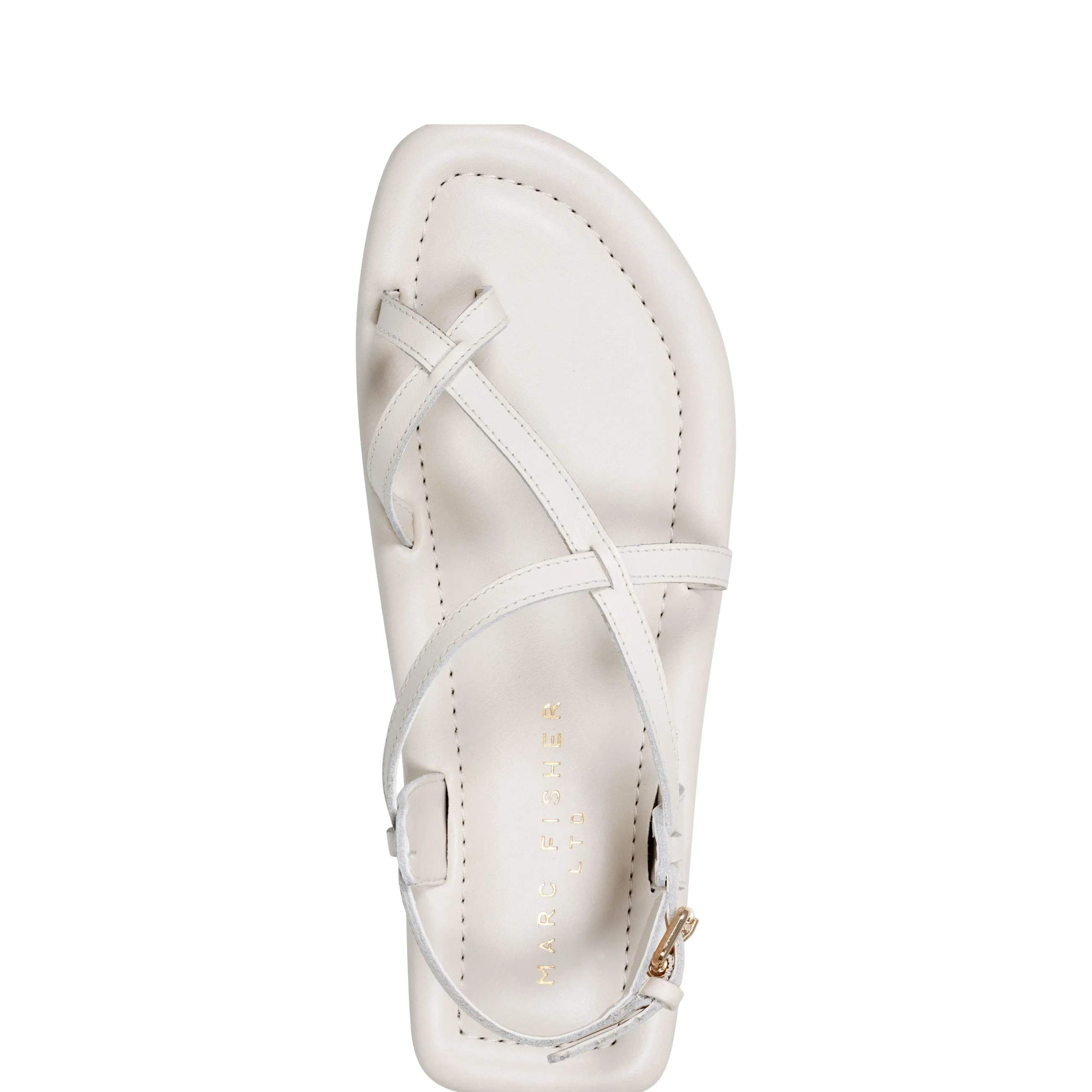 Gerty Strappy Flat Sandal -MARC FISHER