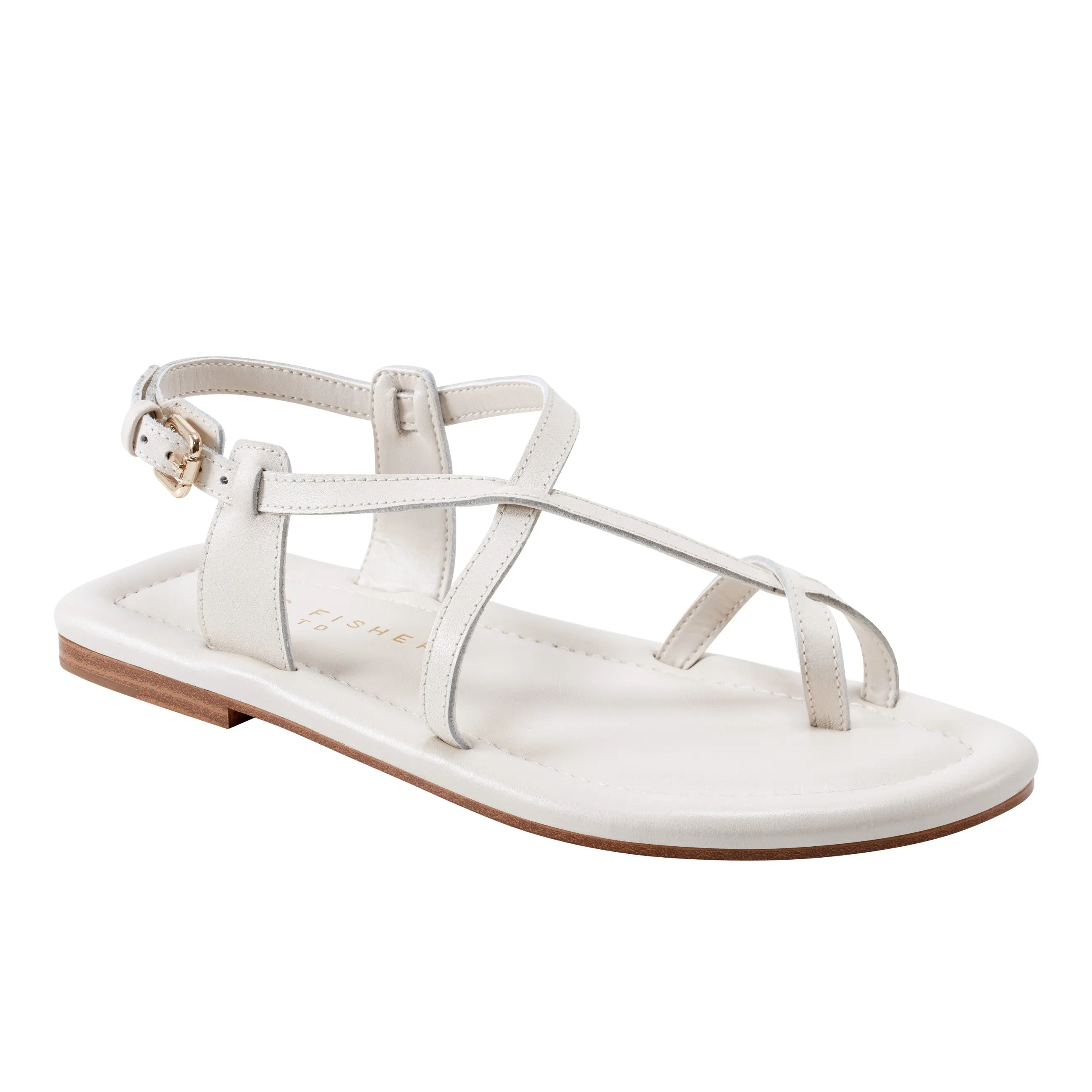 Gerty Strappy Flat Sandal -MARC FISHER