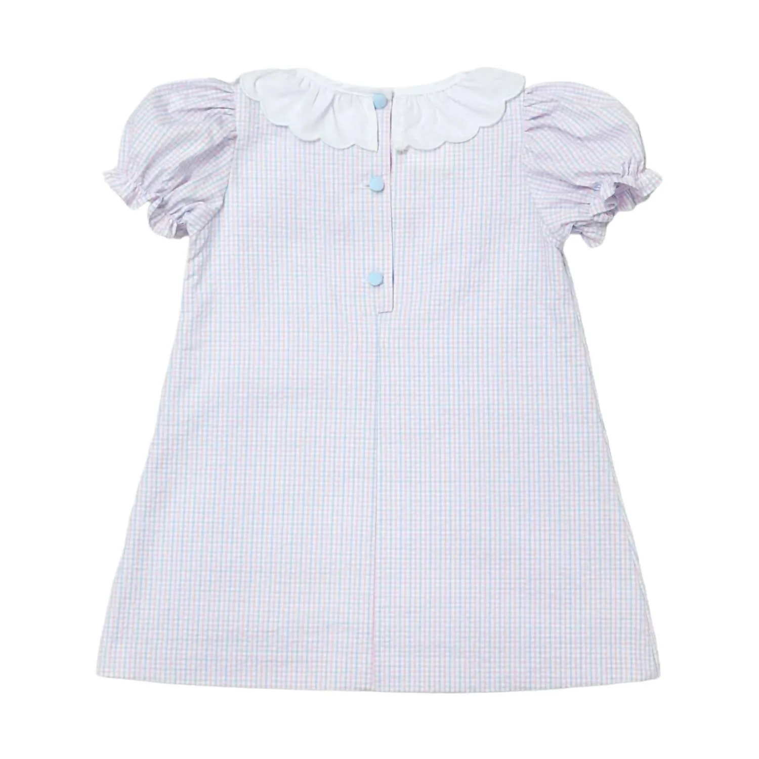 Girl's Bunny Amelie Dress In Cherry Berry Stripe