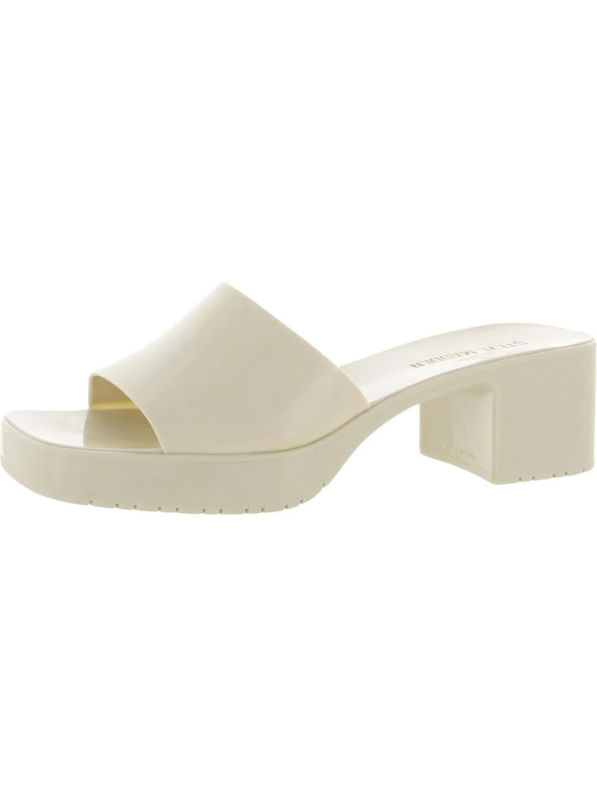 Harlin Womens Square Toe Slip On Heel Sandals