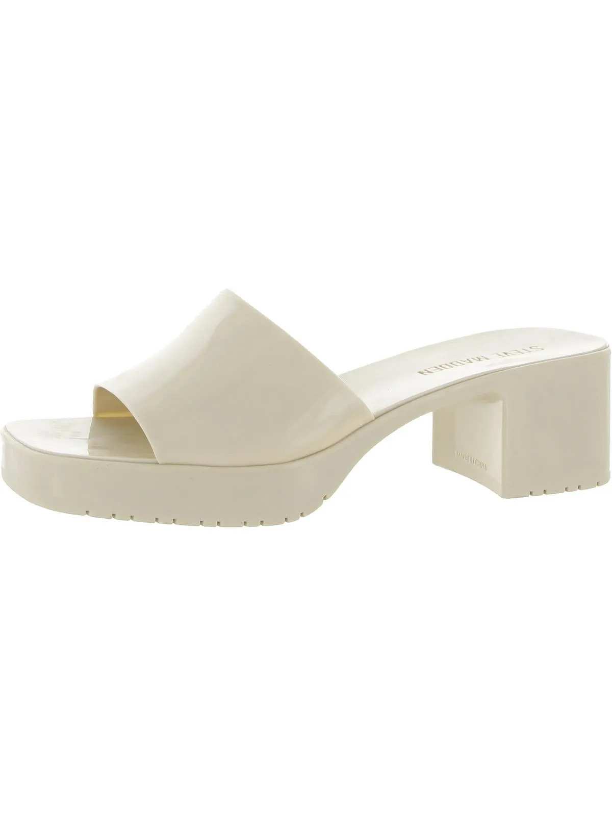 Harlin Womens Square Toe Slip On Heel Sandals