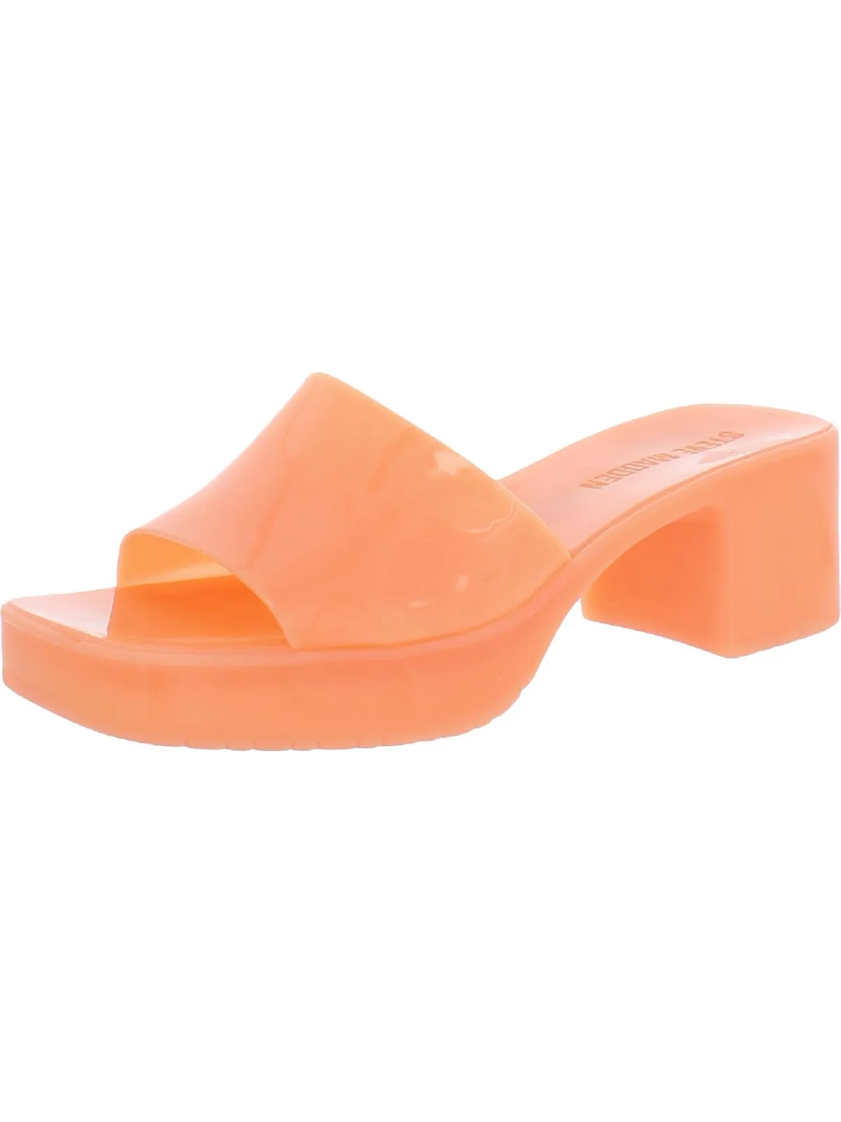 Harlin Womens Square Toe Slip On Heel Sandals