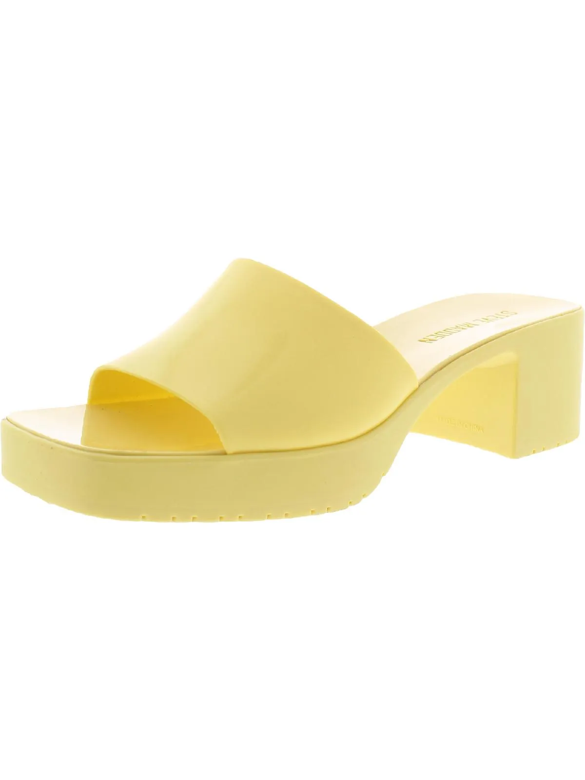 Harlin Womens Square Toe Slip On Heel Sandals