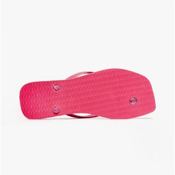 Havaianas HAV SQUARE GLITTER Womens Flip-Flops Velvet Rose