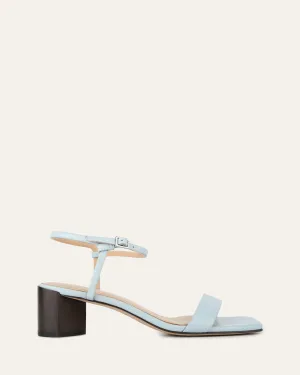 HELEN MID SANDALS DUSTY BLUE LEATHER Jo Mercer