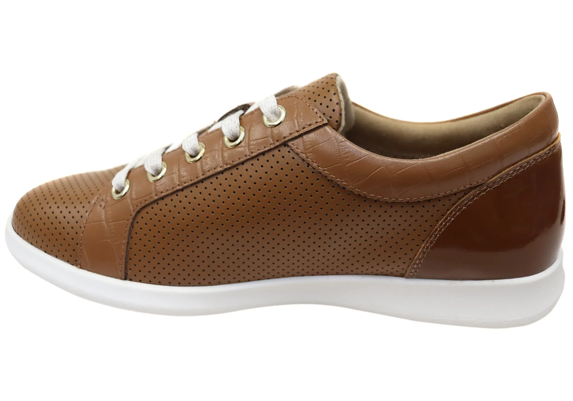 Homyped Carrie Lace Womens Comfortable Leather Casual Shoes
