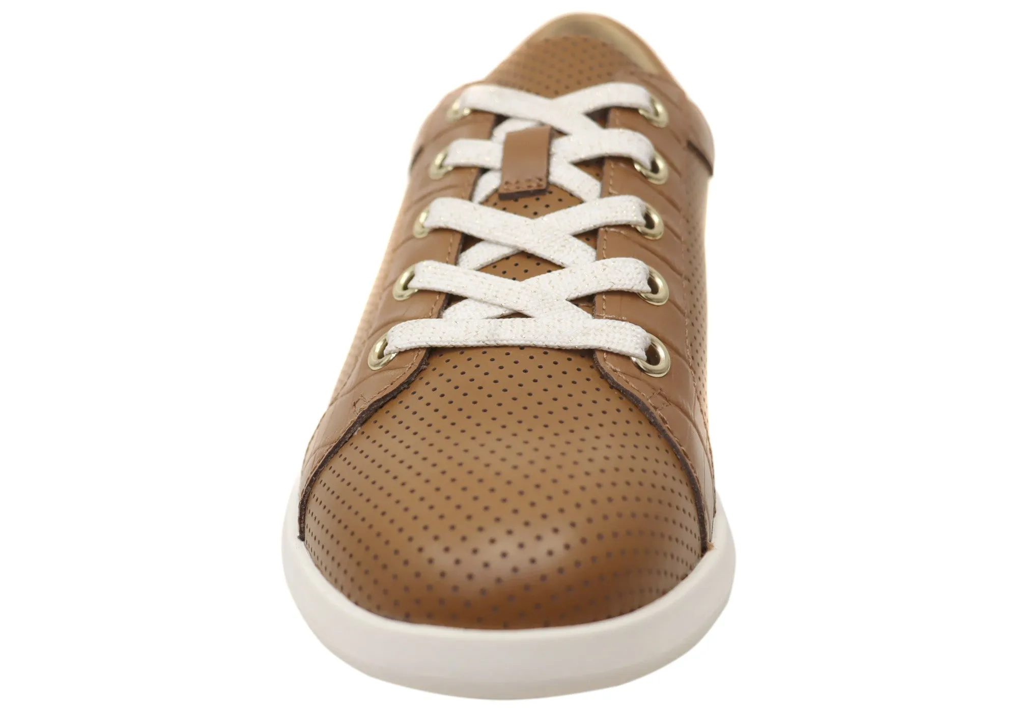 Homyped Carrie Lace Womens Comfortable Leather Casual Shoes