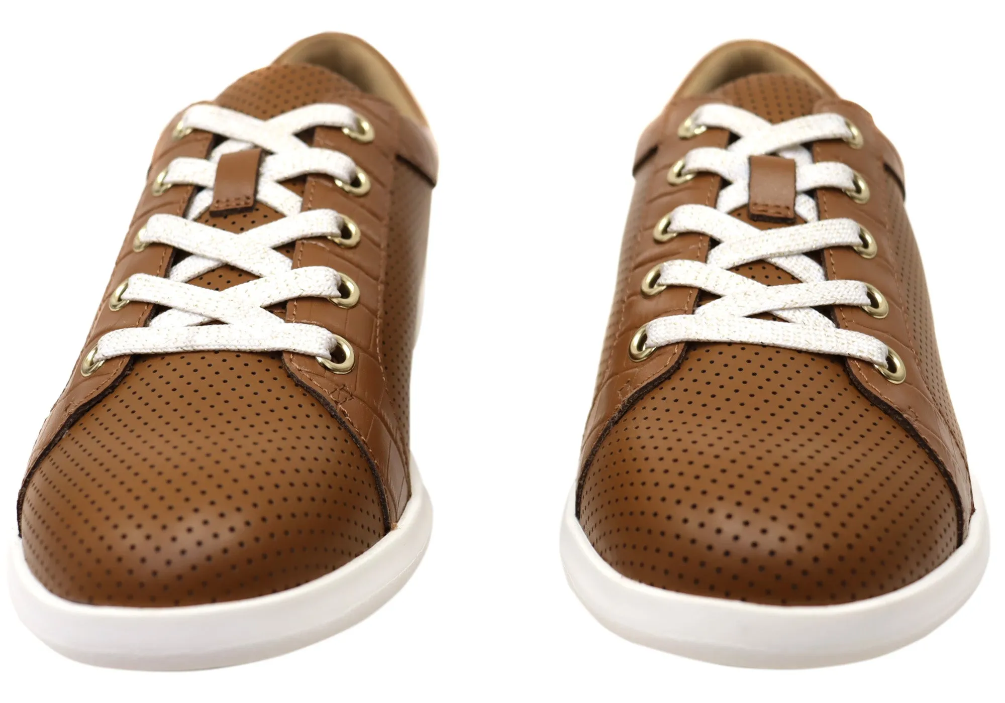 Homyped Carrie Lace Womens Comfortable Leather Casual Shoes