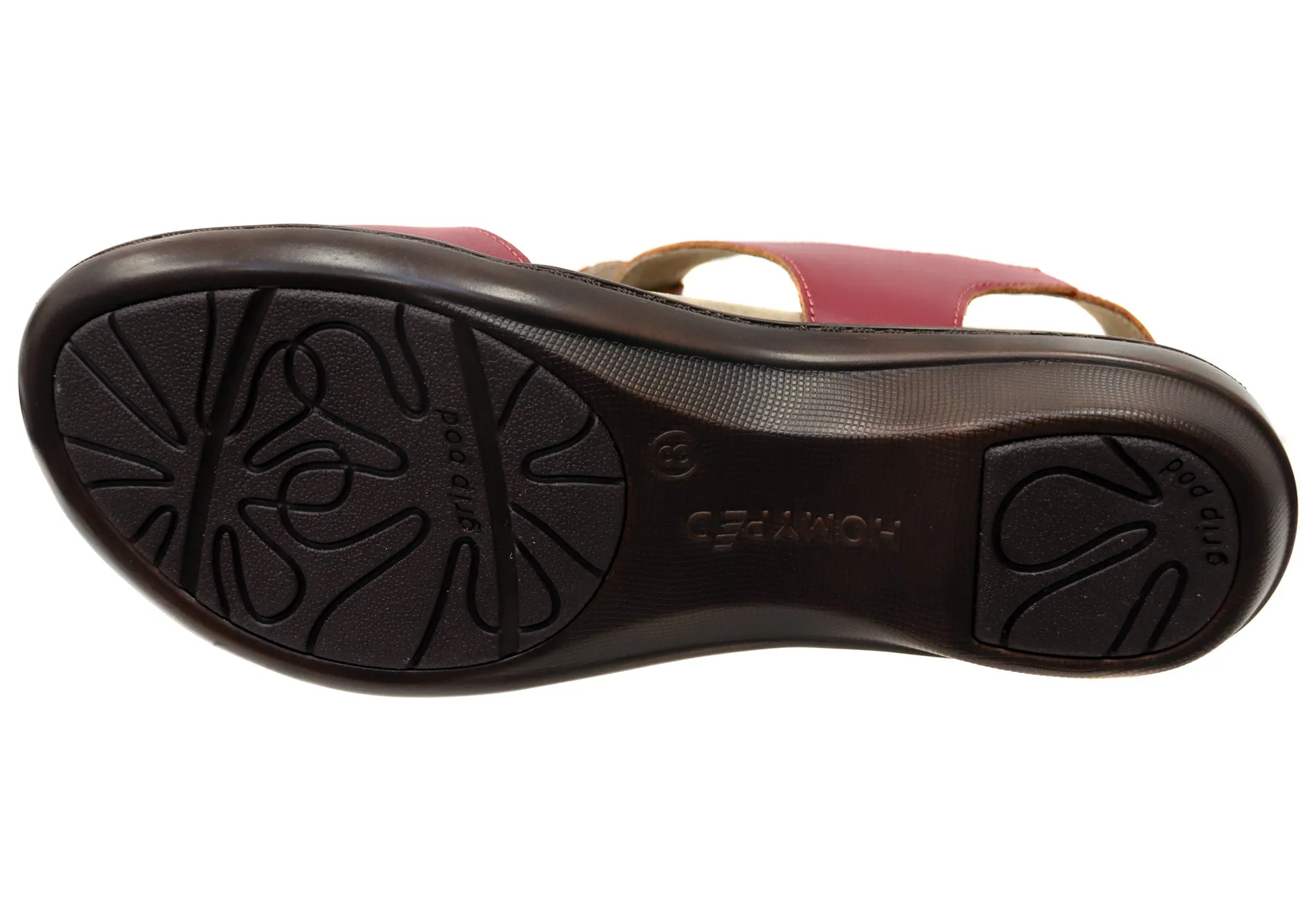 Homyped Womens Analise T Bar Comfortable Leather Sandals