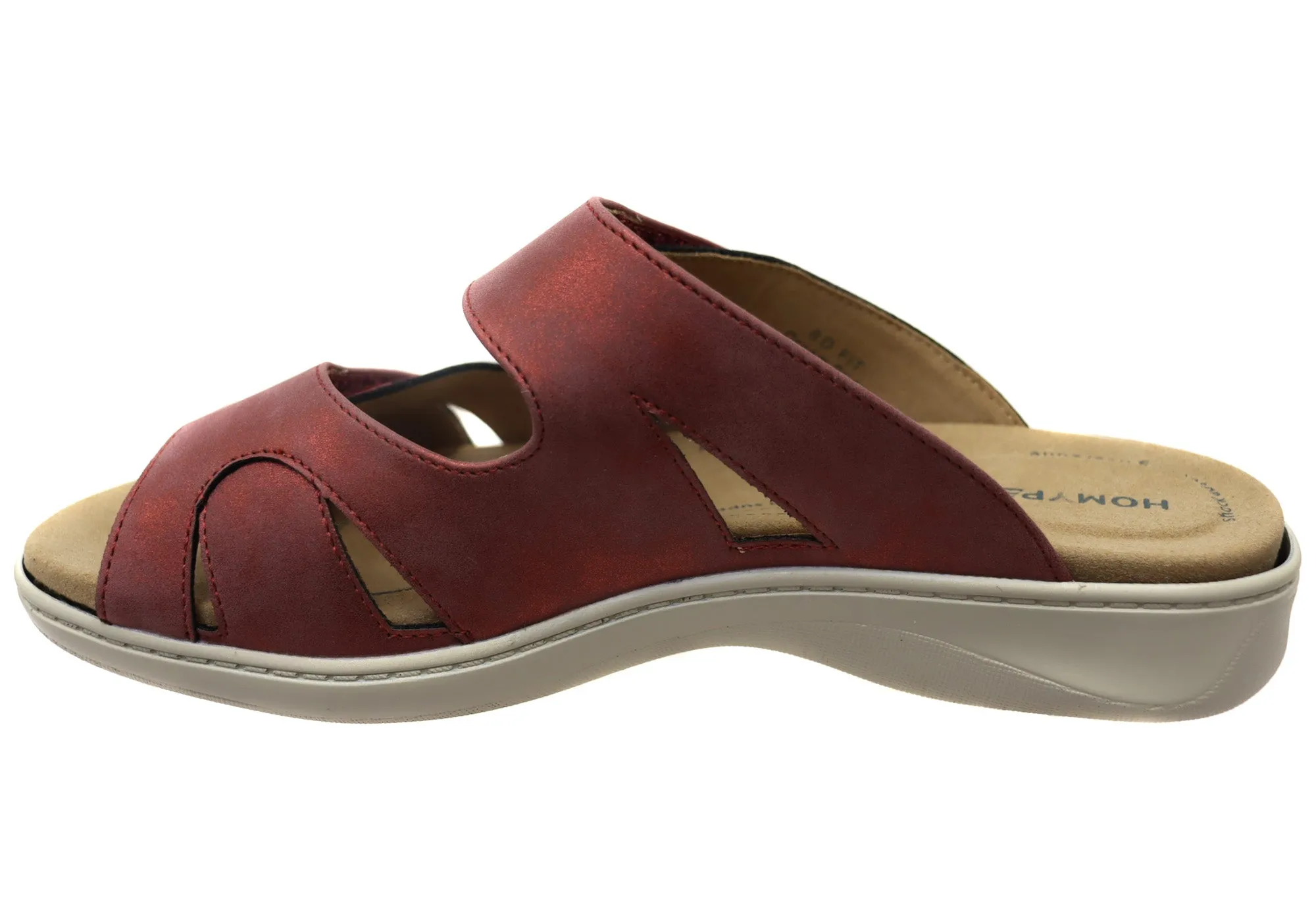 Homyped Womens Dream Slide Comfortable Wide Width Slides Sandals