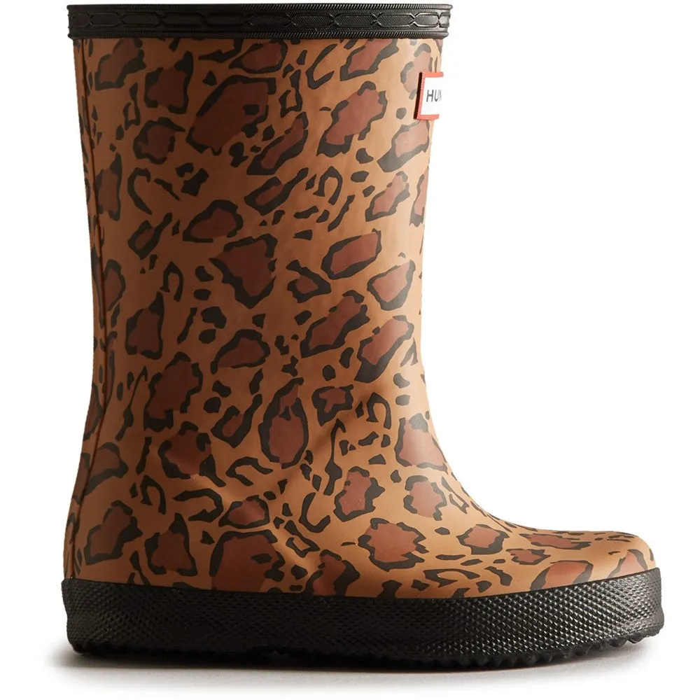 Hunter Big Kids Original Leopard Print Boot