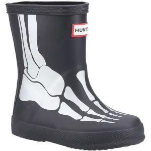 Hunter Little Kids Original First Classic Metallic Skeleton Boot
