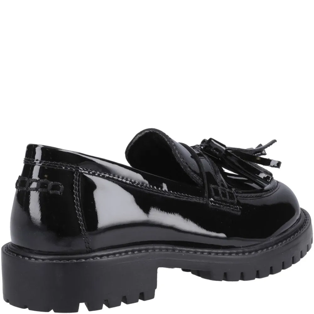 Hush Puppies Abigail Patent Senior School Shoes