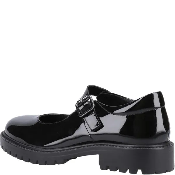 Hush Puppies AURORA PATENT Girls Shoes Black
