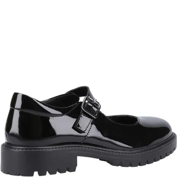 Hush Puppies AURORA PATENT Girls Shoes Black