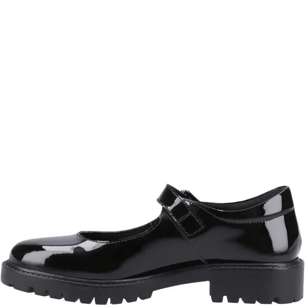 Hush Puppies AURORA PATENT Girls Shoes Black