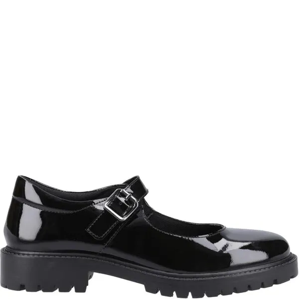 Hush Puppies AURORA PATENT Girls Shoes Black