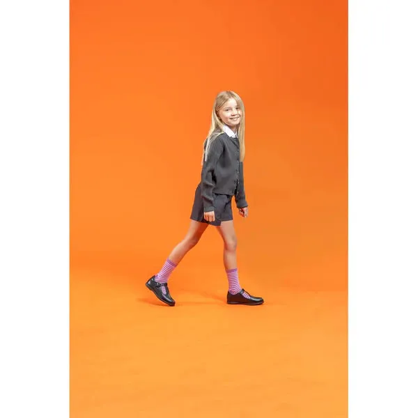 Hush Puppies BRITNEY Girls Shoes Leather Black