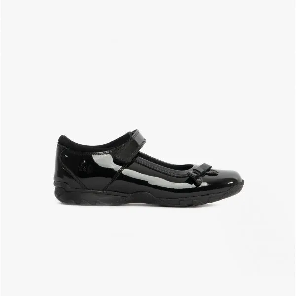 Hush Puppies CARRIE Girls School Shoes Black