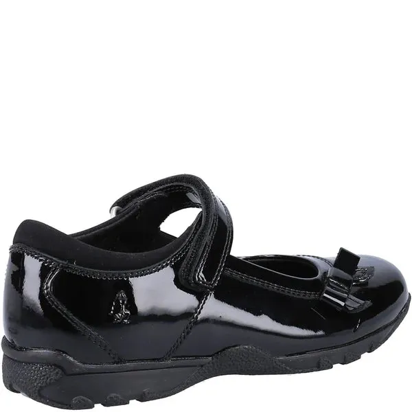 Hush Puppies CARRIE Girls School Shoes Black