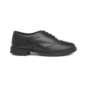 Hush Puppies EADIE JUNIOR Girls Leather Oxford School Shoes