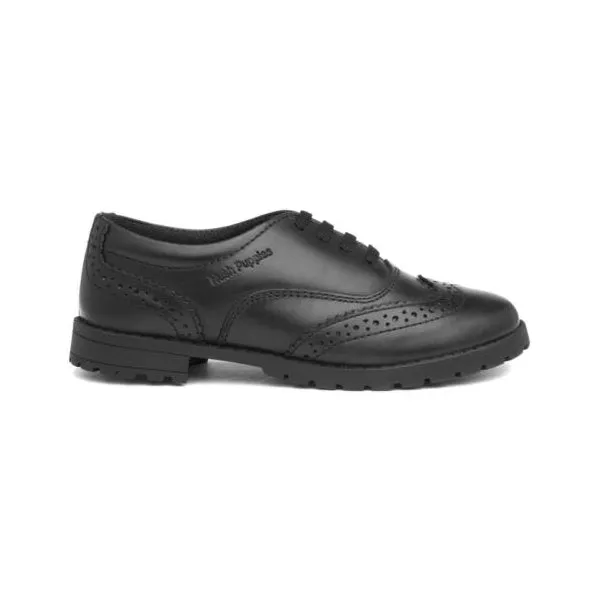 Hush Puppies EADIE JUNIOR Girls Leather Oxford School Shoes