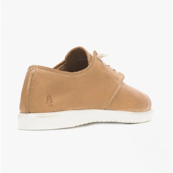 Hush Puppies EVERYDAY Womens Leather Casual Lace-up Shoes Brown