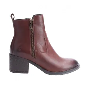 Hush Puppies HELENA Womens Leather Boots Brown