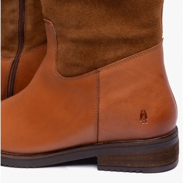 Hush Puppies KITTY Womens Leather Boots Tan