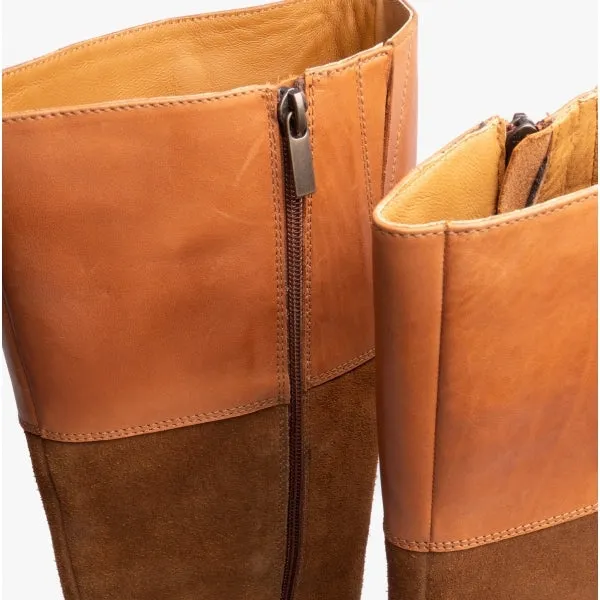 Hush Puppies KITTY Womens Leather Boots Tan