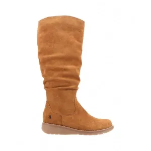 Hush Puppies LUCINDA Womens Suede Boots Tan