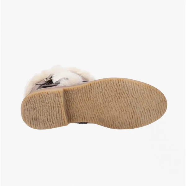 Hush Puppies MACIE Womens Suede Mid-Calf Boots Grey
