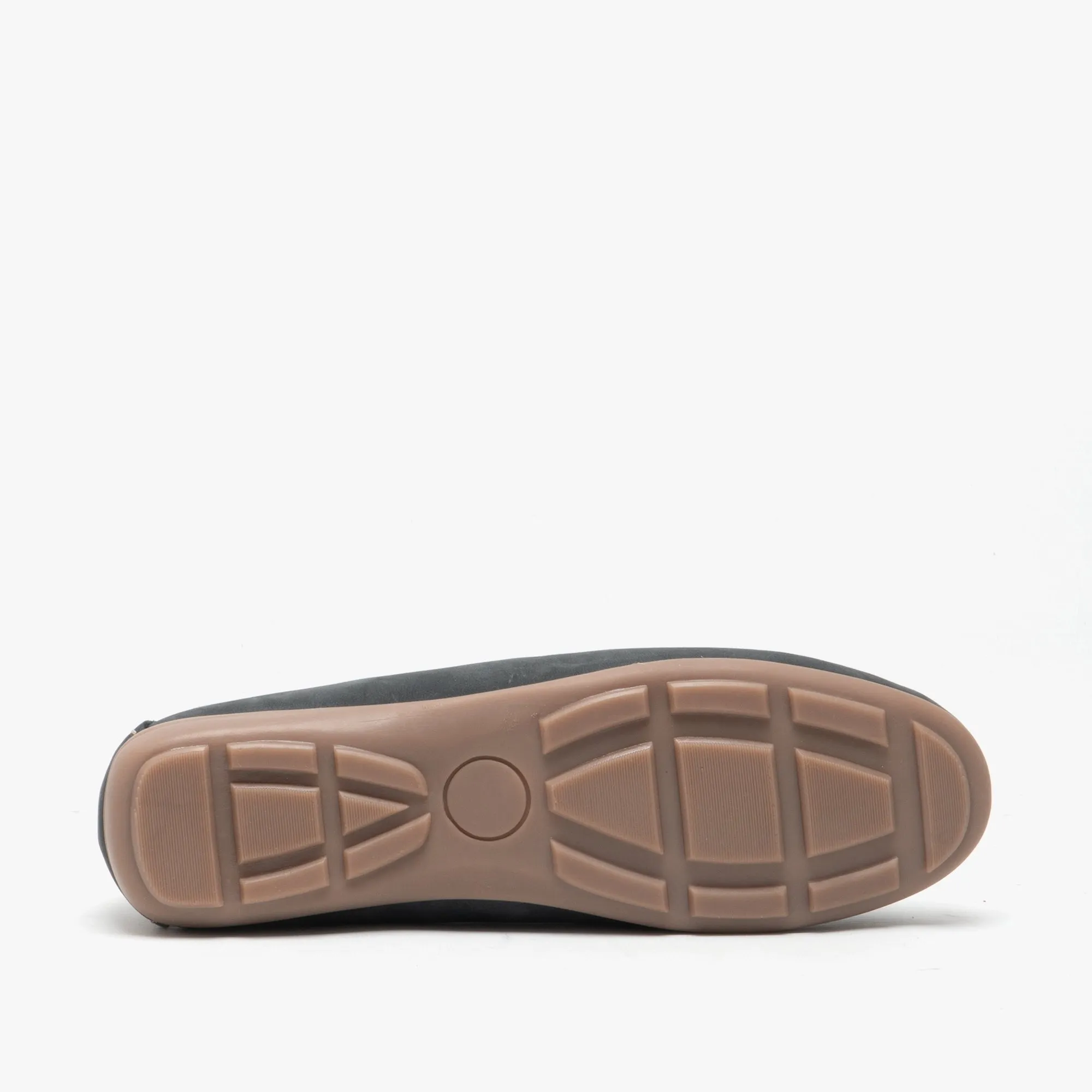 Hush Puppies MAGGIE Womens Nubuck Loafers Navy