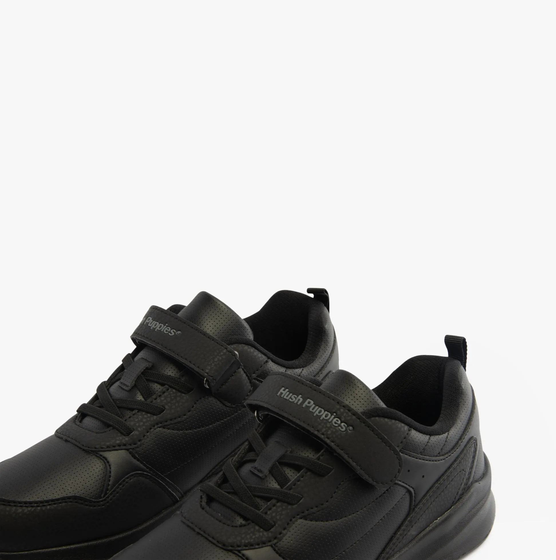 Hush Puppies MARLING BUNGEE LACE SENIOR Unisex Shoes Black