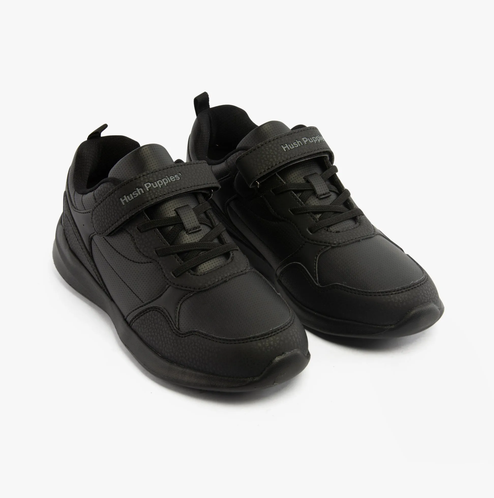 Hush Puppies MARLING BUNGEE LACE SENIOR Unisex Shoes Black