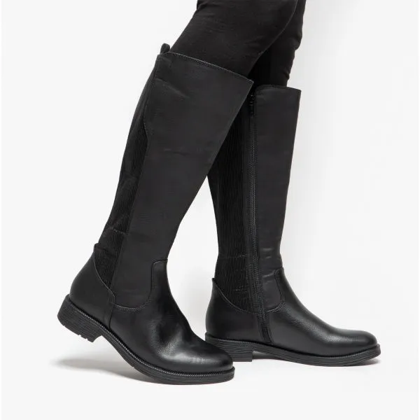 Jana 25560-29-001 Womens Tall Boots Black
