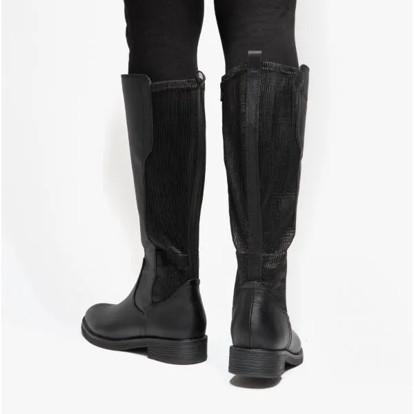 Jana 25560-29-001 Womens Tall Boots Black
