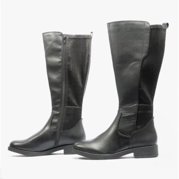 Jana 25560-29-001 Womens Tall Boots Black