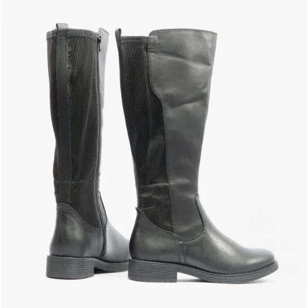 Jana 25560-29-001 Womens Tall Boots Black