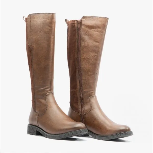 Jana 25560-29-361 Womens Tall Boots Caf√©
