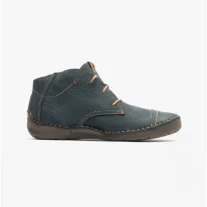 Josef Seibel FERGEY 18 Womens Leather Boots Blue