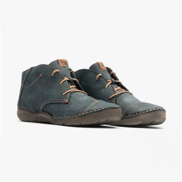 Josef Seibel FERGEY 18 Womens Leather Boots Blue