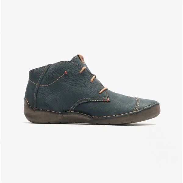 Josef Seibel FERGEY 18 Womens Leather Boots Blue