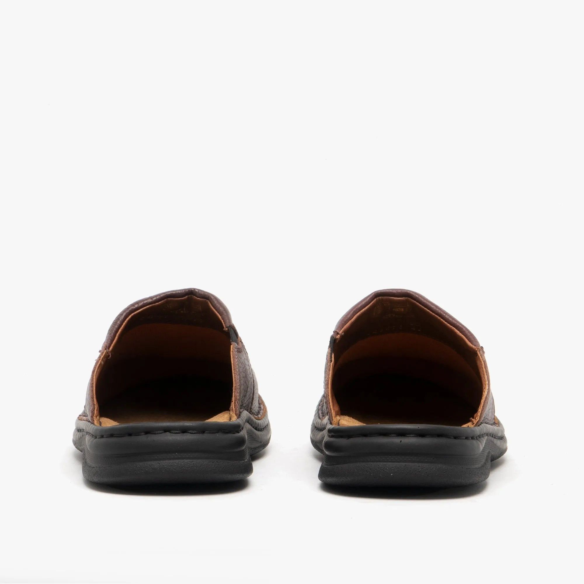 Josef Seibel KLAUS Mens Leather Mule Brasil/Black
