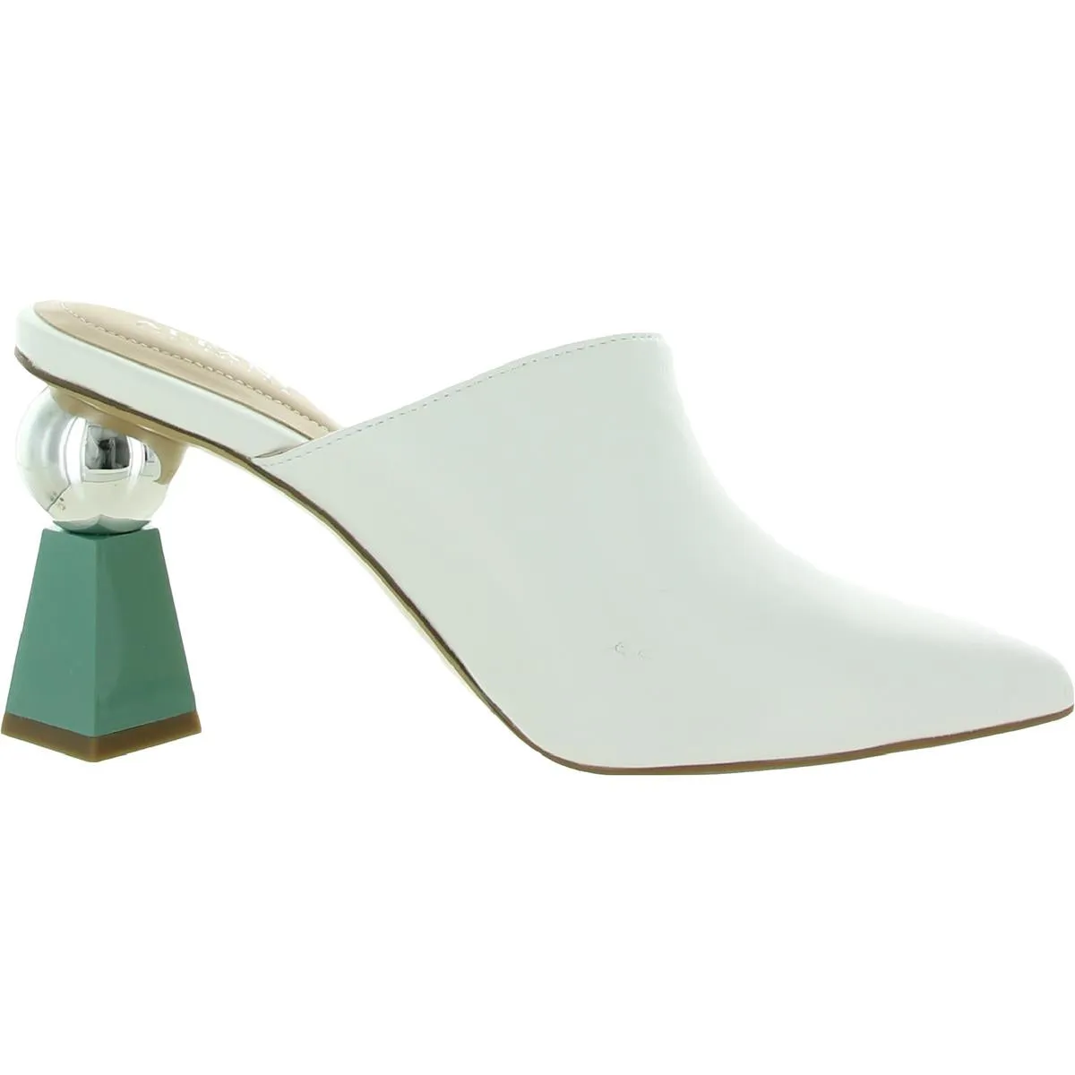 Junnee Womens Padded Insole Pointed Toe Mules