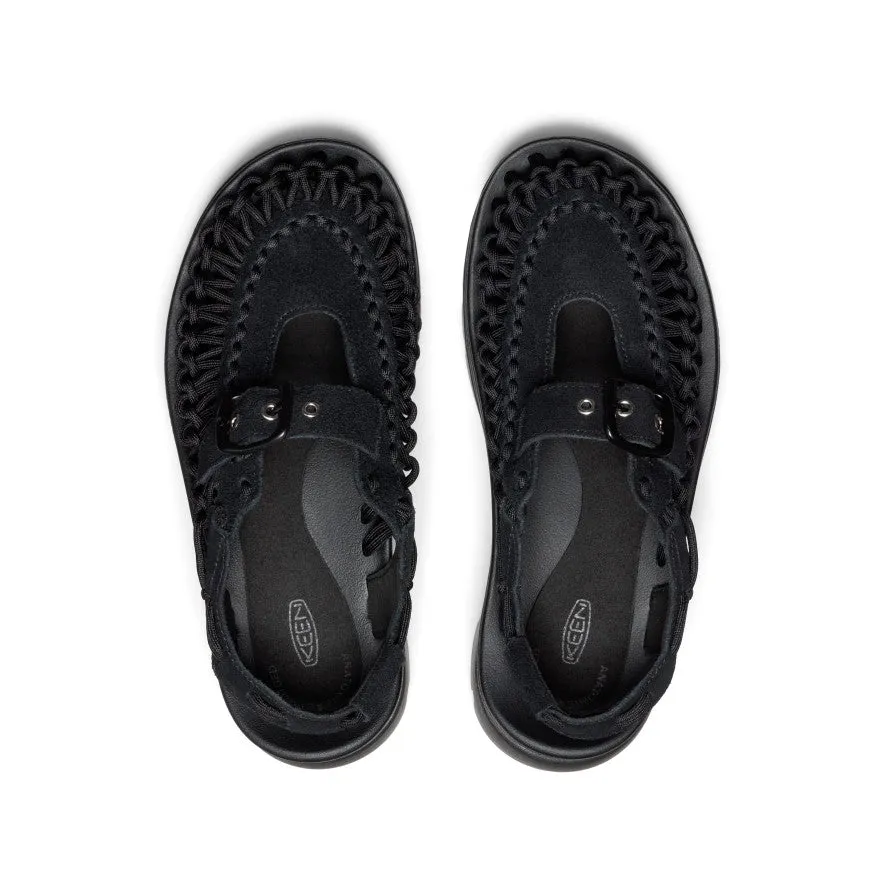 Keen All Gender UNEEK PLT Mary Jane Sneaker  |  Black/Black