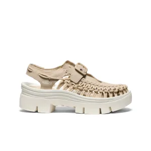 Keen All Gender UNEEK PLT Mary Jane Sneaker  |  Safari/Star White