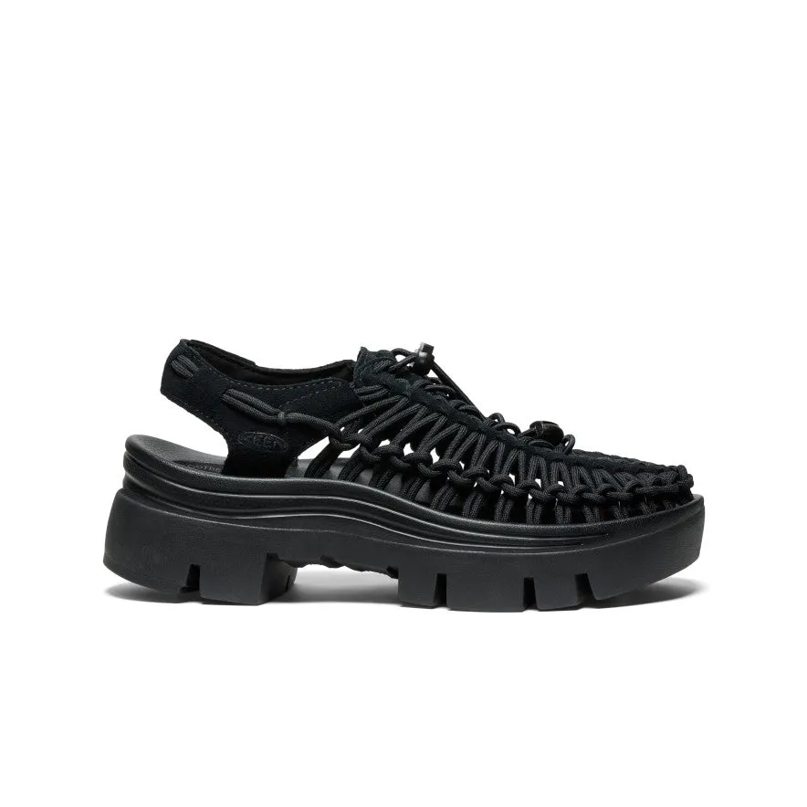 Keen All Gender UNEEK PLT Sneaker  |  Black/Black