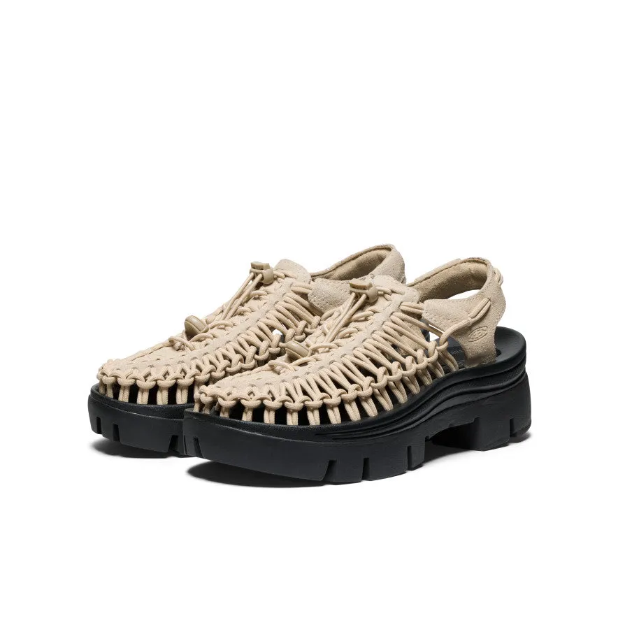 Keen All Gender UNEEK PLT Sneaker  |  Safari/Black